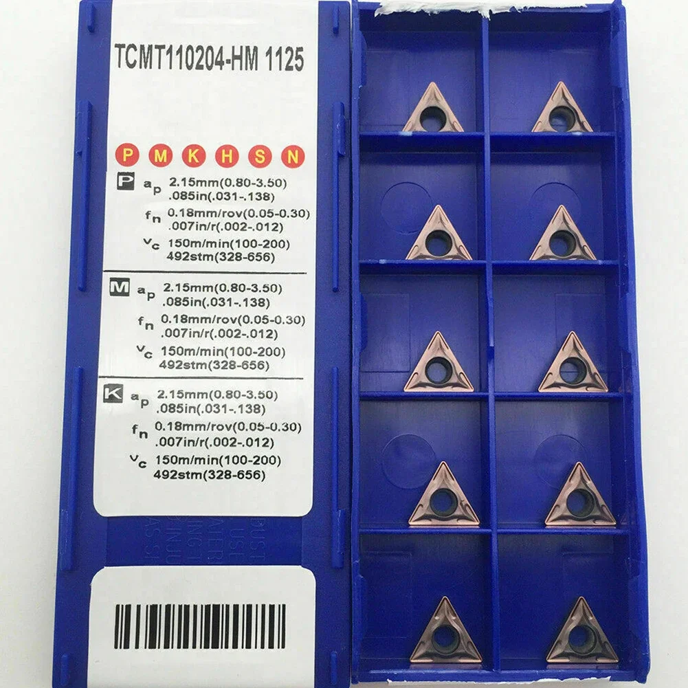 

Фрезерная вставка TCMT110204-HM TCMT21.51, 100% новый, 10 шт., карбидная вставка 1125, Высококачественная отделка