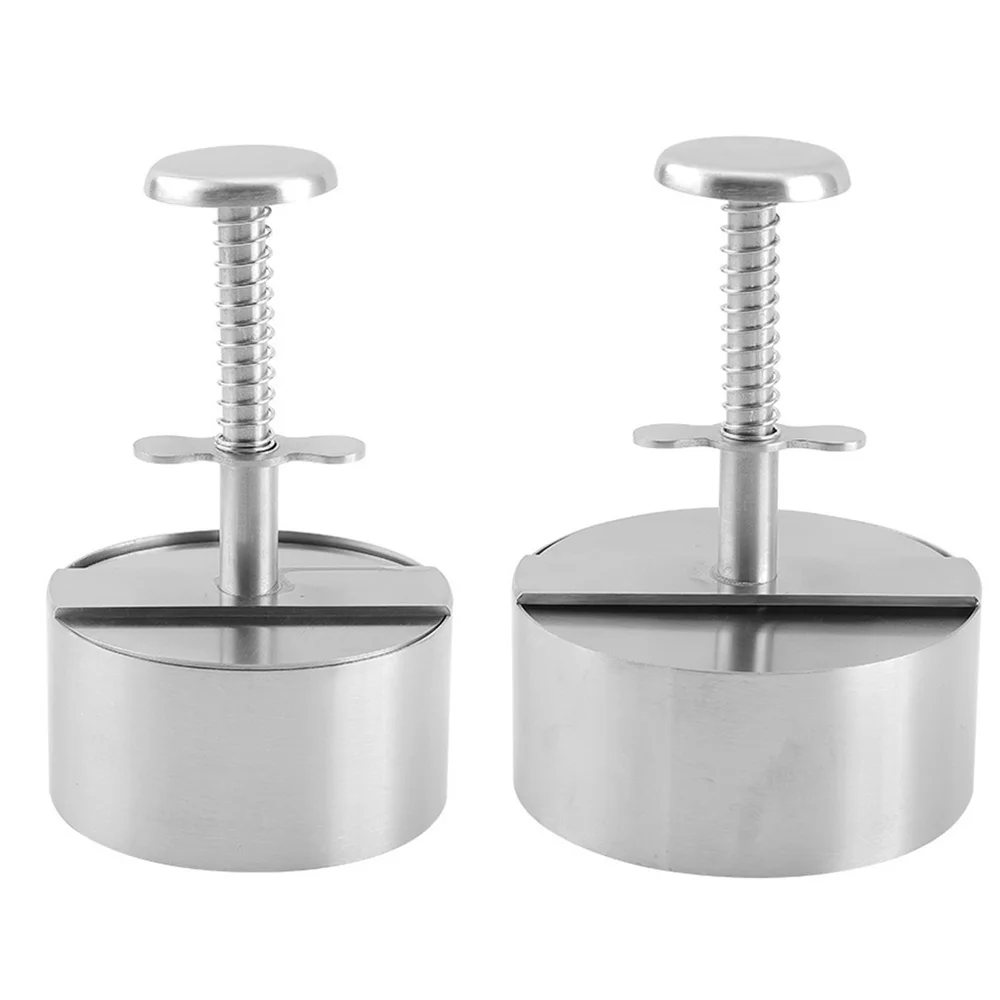 Burger Press Burger Meat Patty Machine Stainless Circular Non Stick Adjustable Burger Press