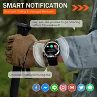 EIGIIS KE3 2025 New Bluetooth Call smartwatch for men Full Touch Screen With Health Monitor heart rate Flashlight Smart watch 6