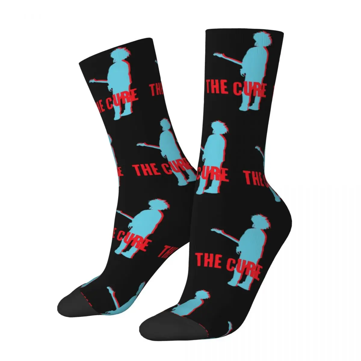 

Cool The Cure Boys Don't Cry Design Warm Crew Socks Merch All Season Vintage Warm Middle Tube Socks Breathable