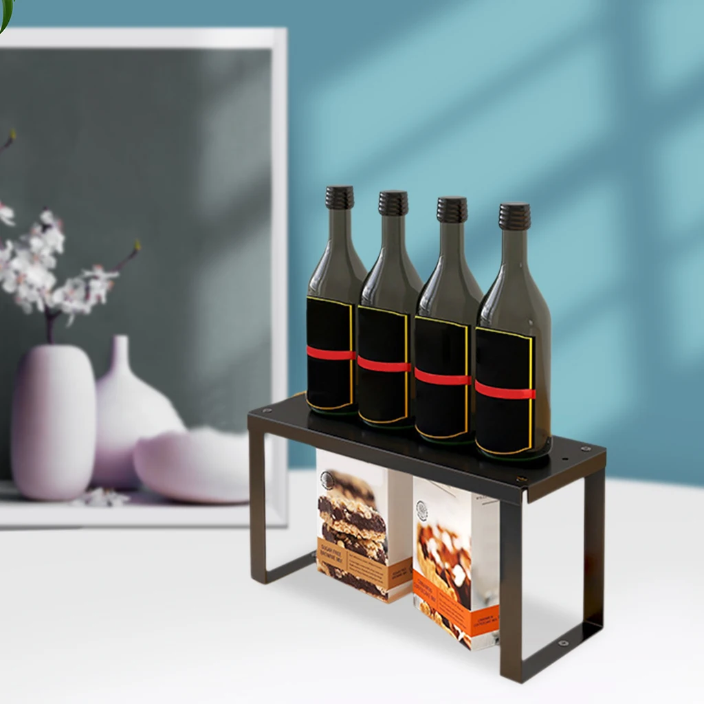 Kitchen Rack Pantry Storage Rack Spice Rack Cupboard Shelf Square Design Storage