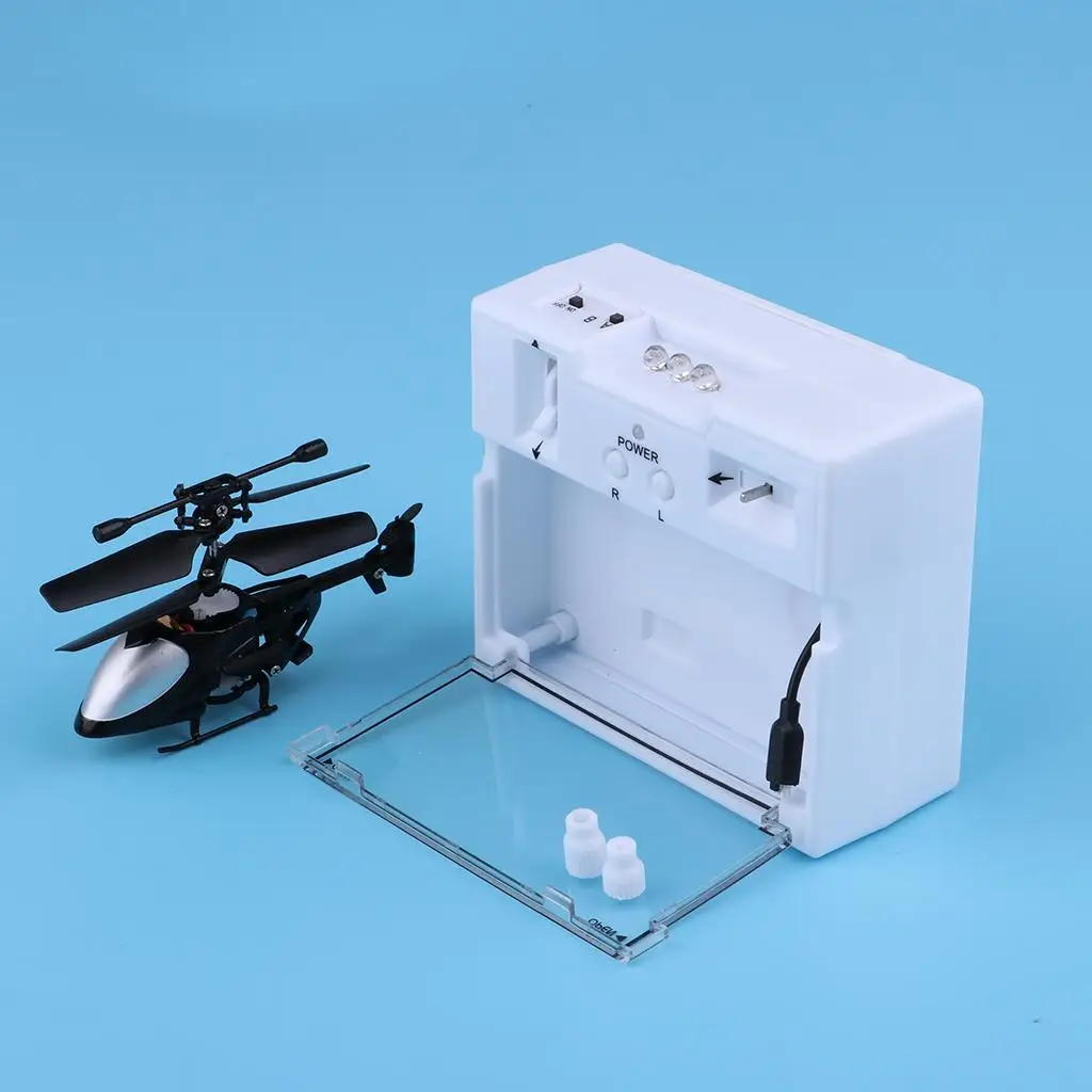 Mini hélicoptère RC 2 canaux – Léger, résistant aux chocs, 4 couleurs