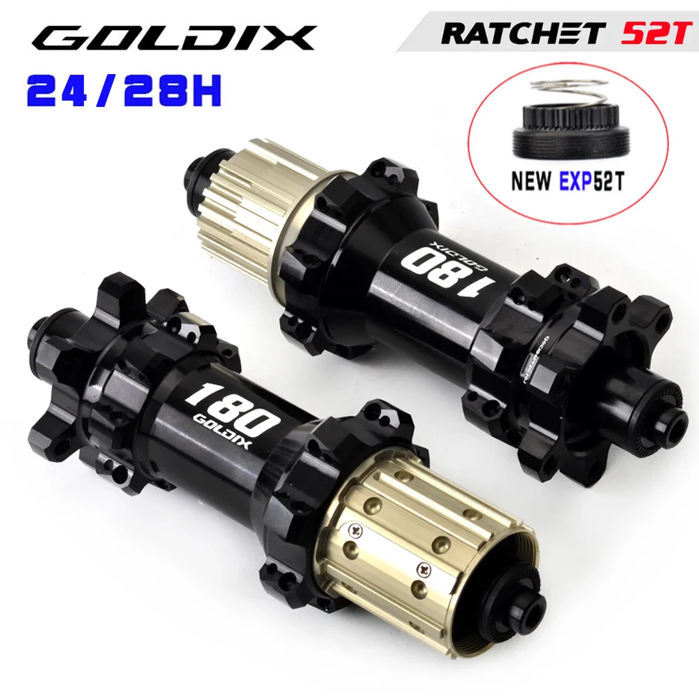 GOLDIX-R180-Road-Bike-24-28H-Hubs-6-Nail-Disc-Brake-Front-15-110 ...