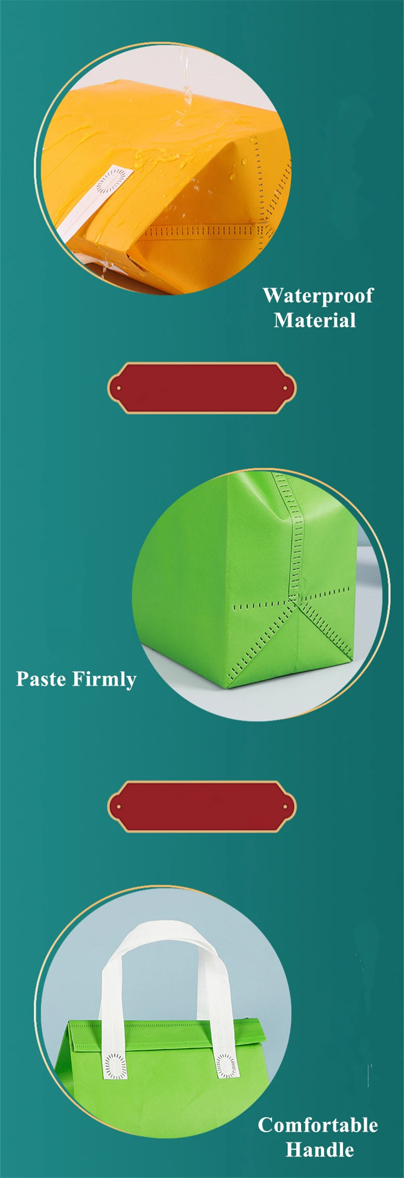 Waterproof Takeaway Thermal Insulated Bag – Reusable Cooler Tote for Food and Beverage ... - SKU WTIB1605 - UGI Packaging