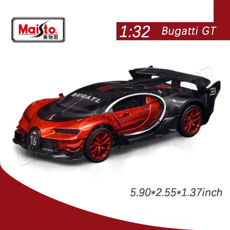 

1:32 Bugatti GT La Voiture Noire Divo Alloy Car Model Children's Toy Living Room Models Decoration Sports Car Collection