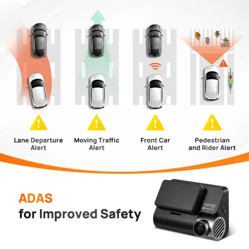 70mai 4K Dash Cam A810 Front Rear Set Suppor 4G Module LTE UP04 Remote Control GPS ADAS Car DVR 70mai A810 Car DVR - Image 5