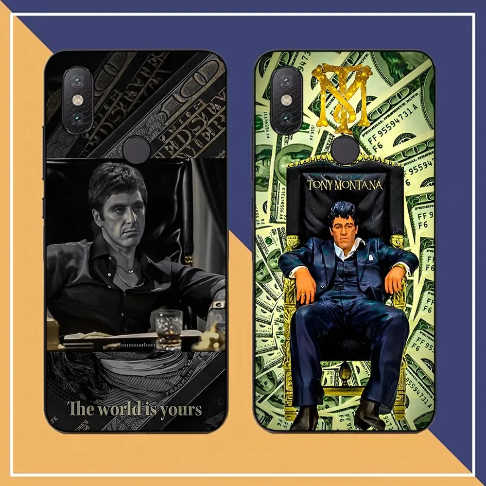 

S-scarface Film Pacino Movie Phone Case For Redmi Note 4 X 5 A 6 7 8 Pro T 9 Pro 9S 10 Pro 11 Pro 11S 11Epro PocoM3pro
