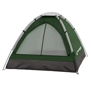 2-Person Dome Tent- Rain Fly Carry Bag Easy Set Up