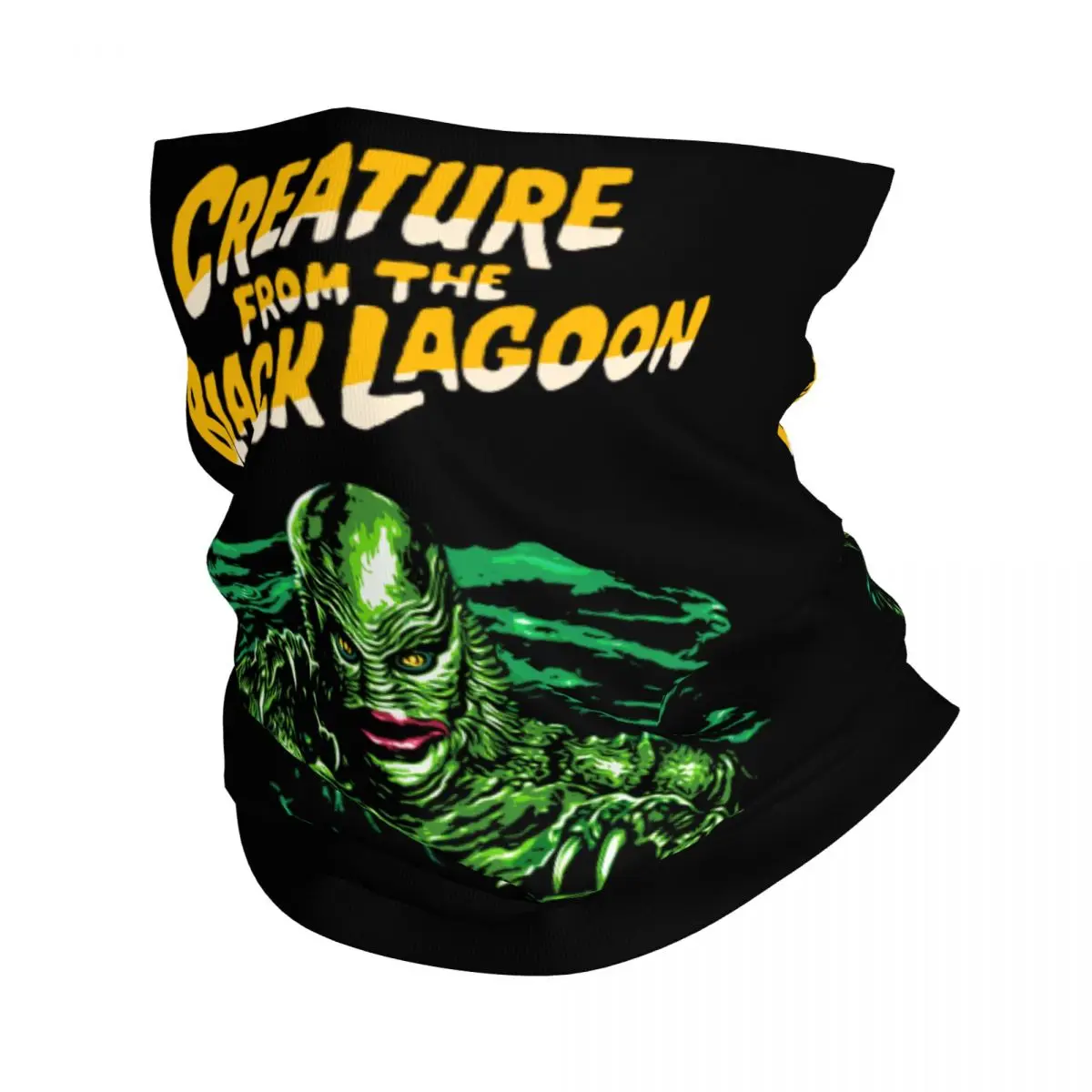 

Creature From The Black Lagoon Neck Gaiter Women Men Windproof Winter Halloween Horror Movie Bandana Scarf for Cycling