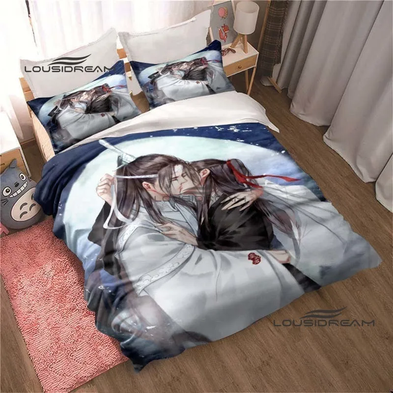 The Untamed Drama Bedding Set 3D Printing xiao zhan Home Decoration Boy Girl King Size Bedding Set Quilt Cover Pillowcas 5