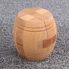 Barrel Wooden Puzzle Unlock Interlock Brain Teaser Toys For Adults And Kids Assembly & Disentanglement Unique Learning Gifts 2