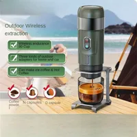 HiBREW Portable Coffee Machine for Car & Home,DC12V Expresso Coffee Maker Fit Nexpresso Dolce Pod Capsule Coffee Powder H4B 2