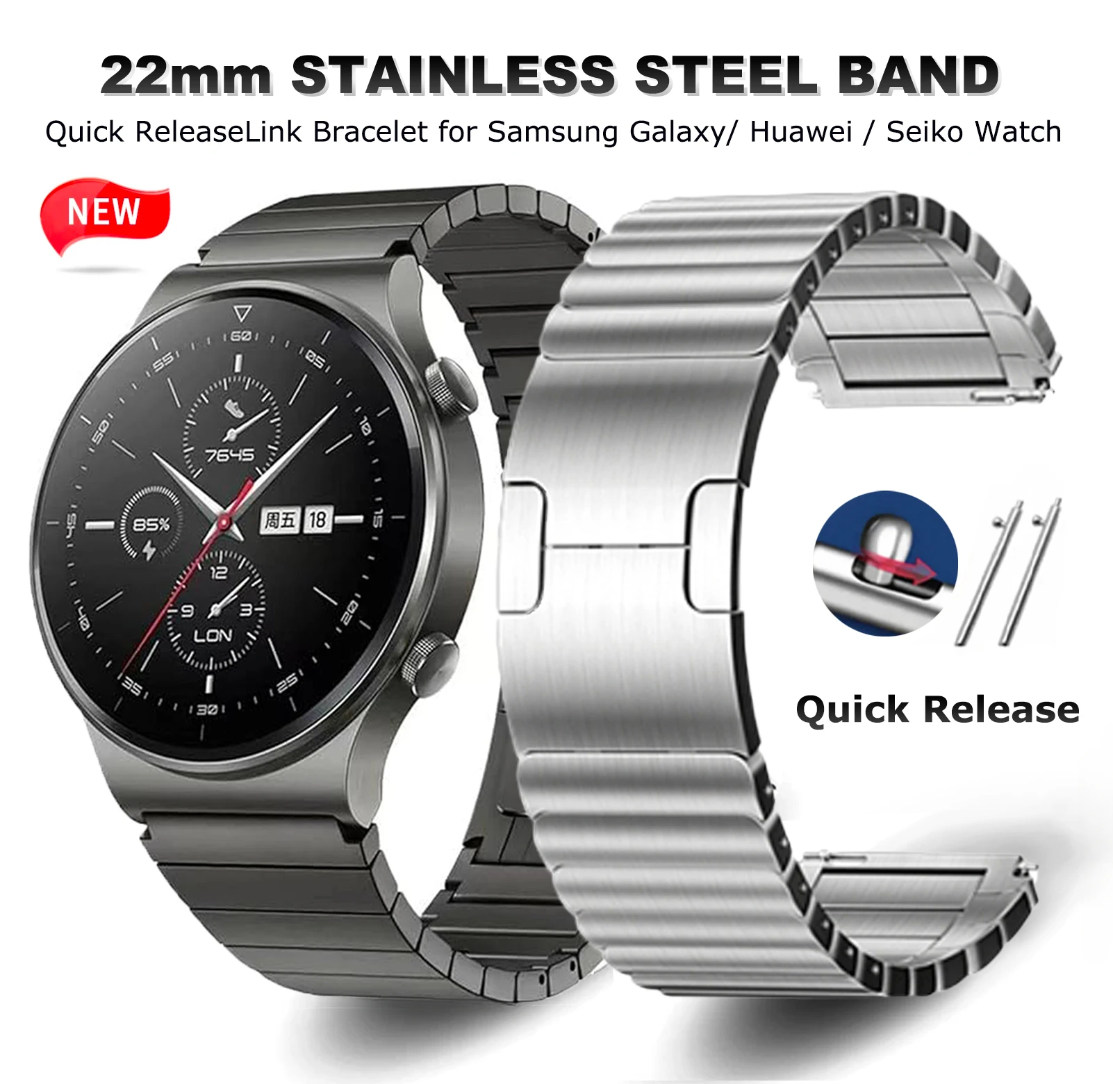 Watch Band Amazfit Gtr 47mm Ecg 02 Nylon Fabric Smart Watch Band