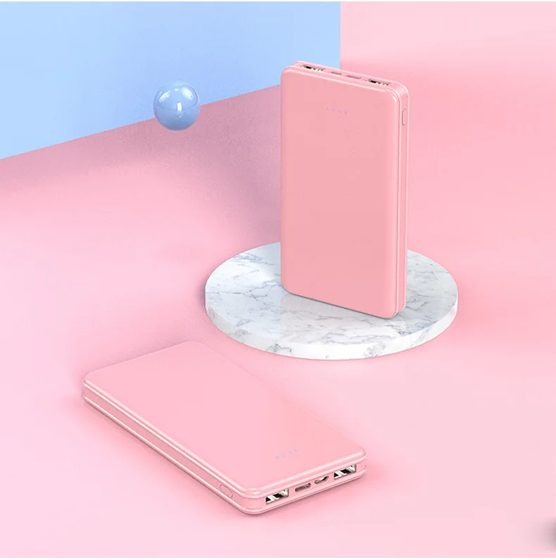 New 20000mAh Macaron Portable Power Bank Dual Output Dual Input Design 10W Fast Charger for Samsung Xiaomi External Battery Pack 14 S70bc0609cf5c4740a510940f053811deL