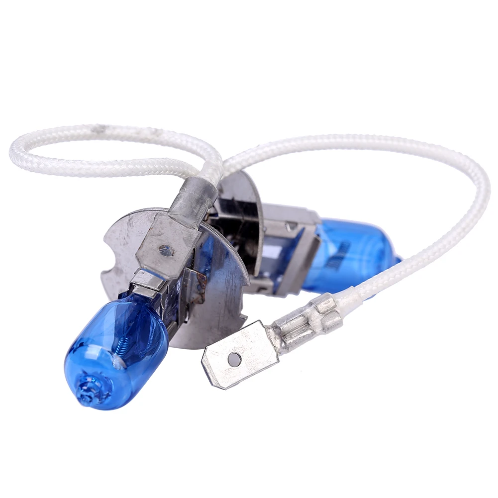 10pcs H3 Super Bright White Fog Halogen Bulb 55W Car Head Lamp Light 12V Car Styling Car Light Source Parking  Auto Accessoires 3
