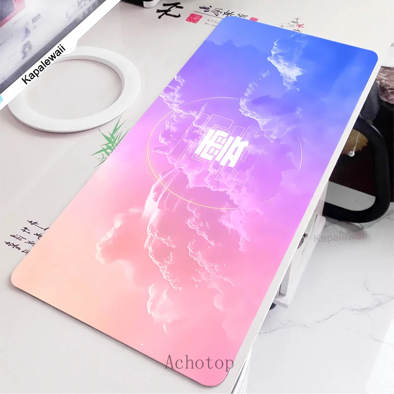 Flores de Cerejeira Flor Mouse Pad Gamer Desk Mat Xxl Rosa Sakura Deskpad Acessórios de Escritório Mouse Mats Computador Mousepad 900x400 - Imagem 2
