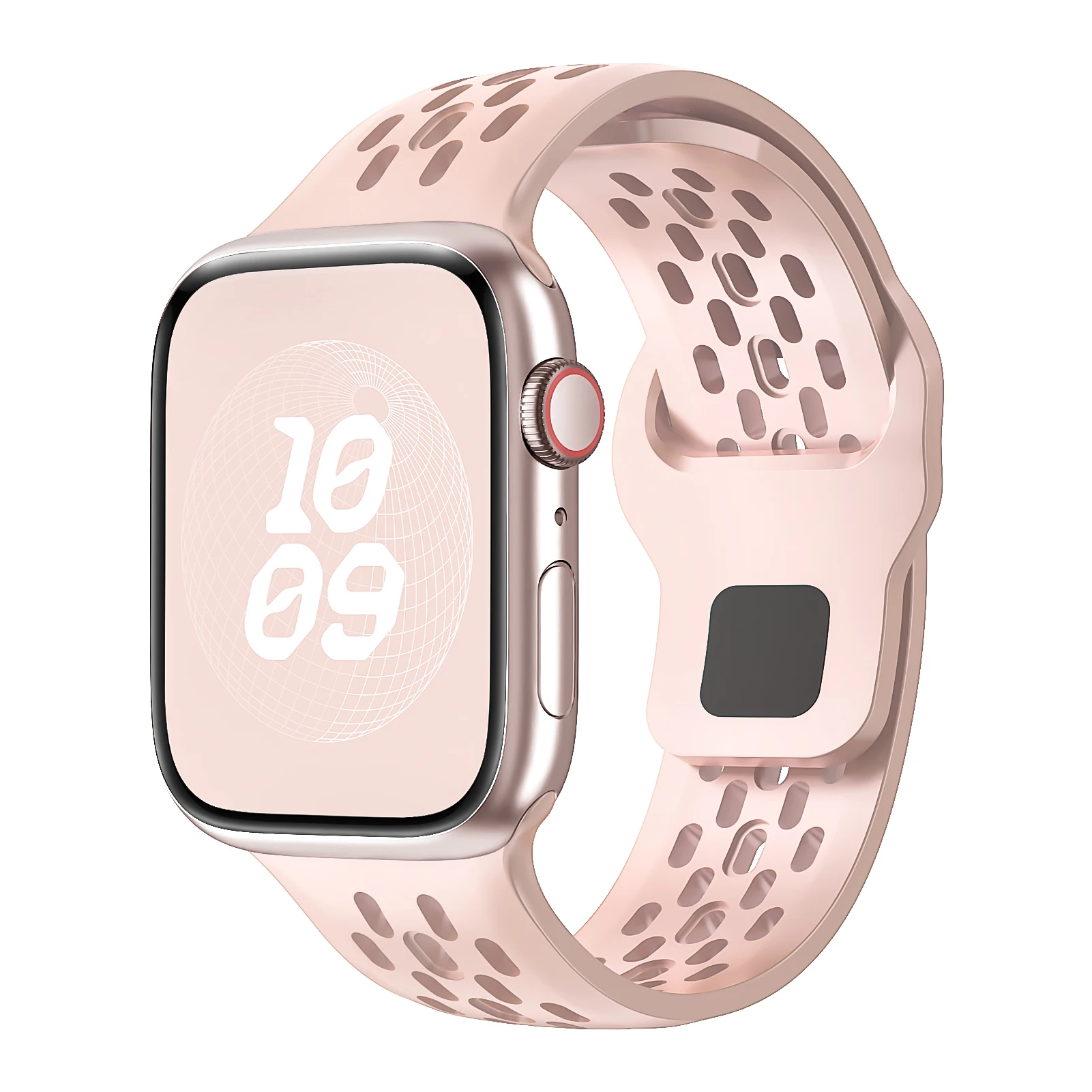 ตัวเลือกสินค้า สายซิลิโคน Apple Watch ปรับได้ 45-49 มม. ใส่ได้ทุกรุ่น