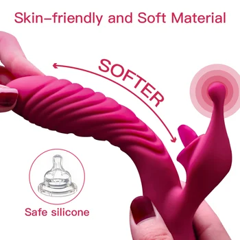 Vibrator Automatic Clitoral Tongue Licking G-spot Dildo Massager With Multiple Vibration Modes Sex Toy For Adult Women & Couples 5