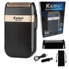 Kemei KM-2024 Men Electric Shavers Waterproof Reciprocating Foil Razor Precision Beard Trimmer Twin Blade Rechargeable with Sack 1