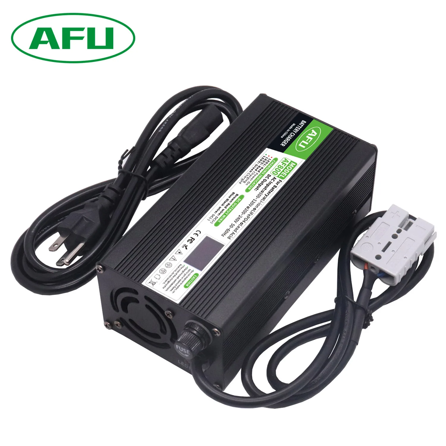 79.8V 8A 리튬 배터리 충전기 19S 70.3V 리튬 이온 배터리용 OLED 디스플레이가 있는 고출력 스마트 고속 충전
