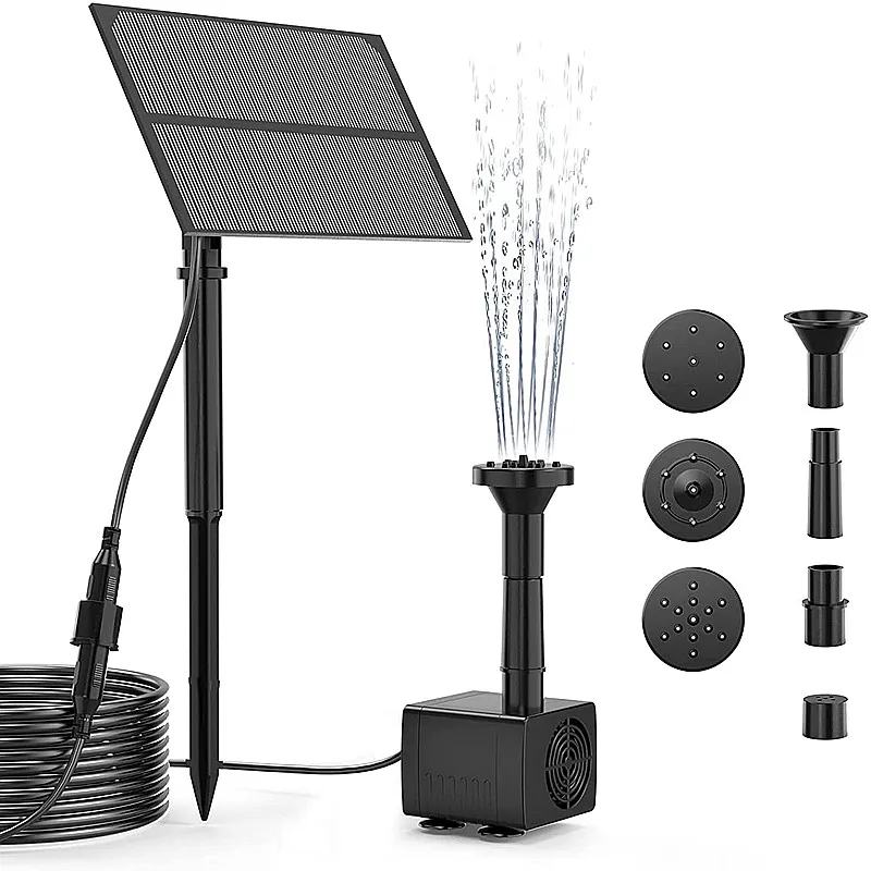 Solar Water Fountain Pool Solar Garden Fountain Pump Waterfall Outdoor Bird Bath Running Powered Floating Decoration solar fountain solar fountain pump water fountain garden pond fountain solar water pump