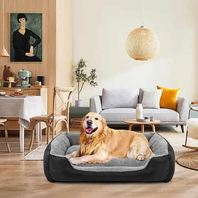 ATUBAN Dog Beds for Large Dogs, Washable Pet Bed Mattress Comfortable, Warming Rectangle Bed for Medium and Large Dogs, Cat Pets 4 ATUBAN Dog Beds for Large Dogs, Washable Pet Bed Mattress Comfortable, Warming Rectangle Bed for Medium and Large Dogs, Cat Pets 4