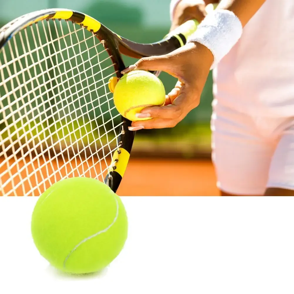 High Elasticity Training Entertainment Ball Tennis Competition Training Exercises Elastic Fiber Rubber Outdoor