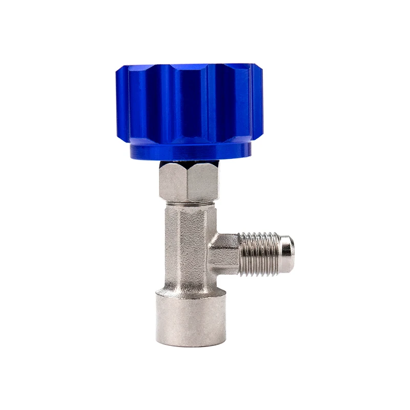 자동차 에어컨 시스템용 냉매 탱크 어댑터, 냉매 캔 탭 분배 밸브, 가스 병따개, 1/4 인치 R1234yf