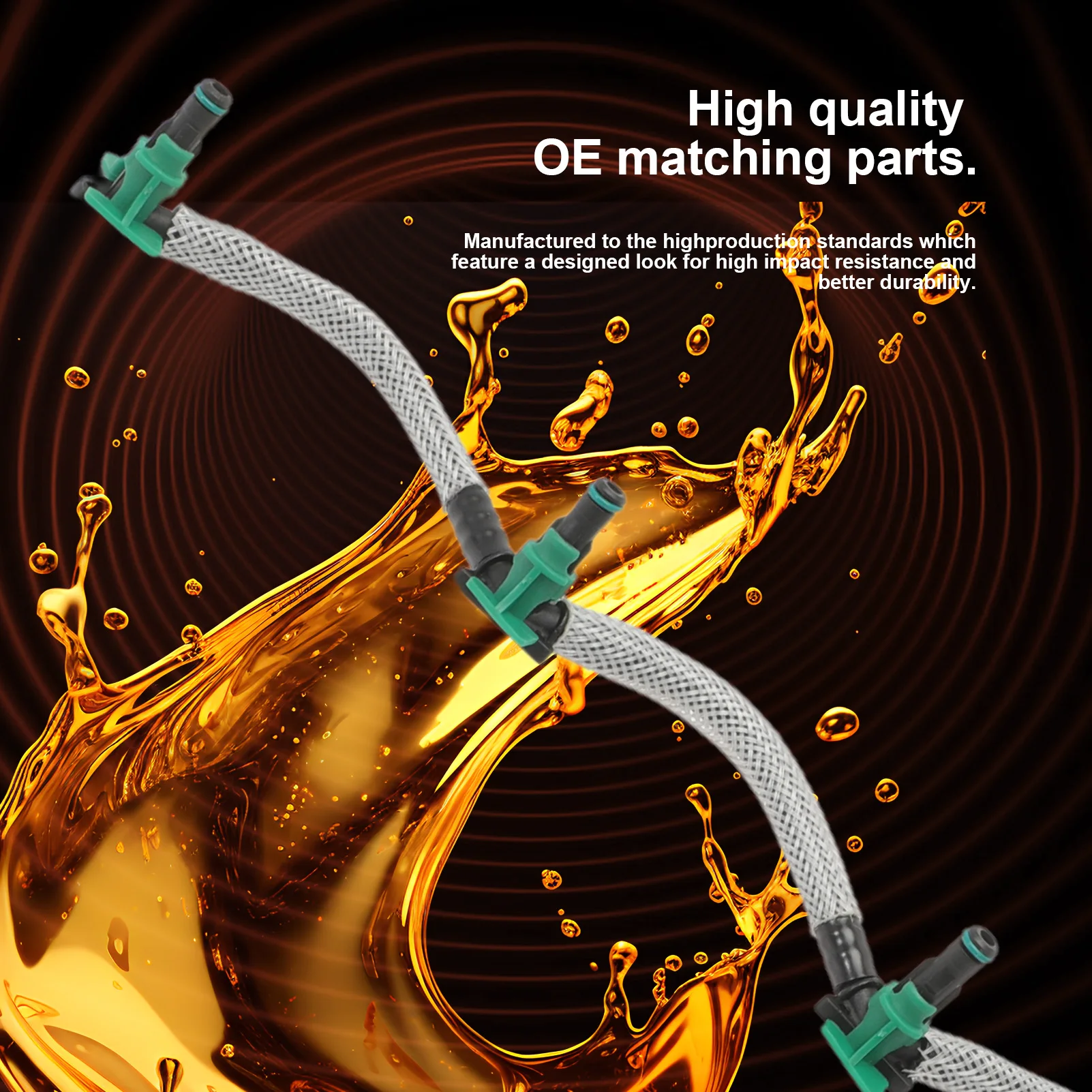 Fuel Injection Hose Fuel Injector Leak Off Return Pipe Berlingo Dispatch C3 DS3 C4 DS4 Partner Expert 206 207 208 301 1574.JK 1574.EN