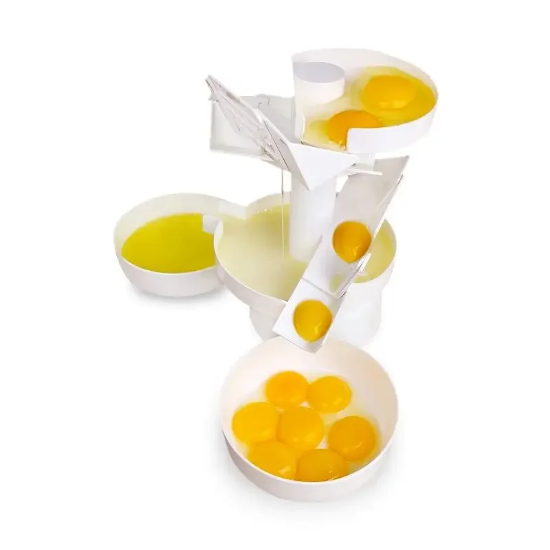 Large Egg White Separator Egg White and Yolk Kitchen Baking Gadgets Plastic Separator Machine Household Attachment New