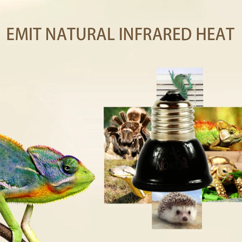 20/60/100W Pet heating bulb mini infrared ceramic for reptile pet cage 110V/220V