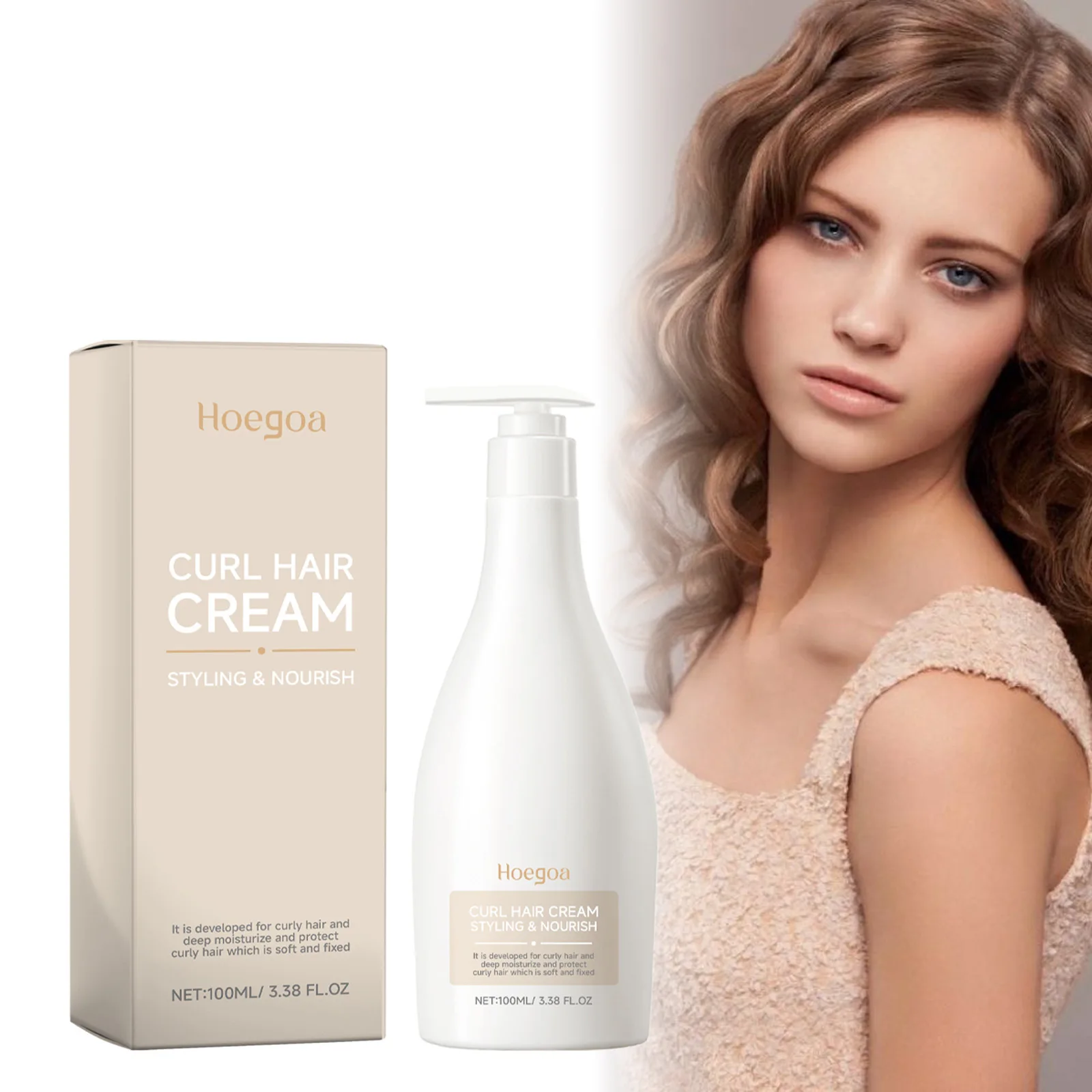 Curl Hair Enhancer Natural Fluffy Lotion Lift Styling Cream Reduce Dandruff Repairs Damage Wig Moisturizer Hair Care Conditioner