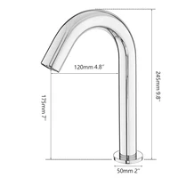 Rose Gold Automatic Touch Free Bathroom Faucet Sensor Faucets Hot Cold Mixer Tap Water Saving Inductive Electric Taps 5