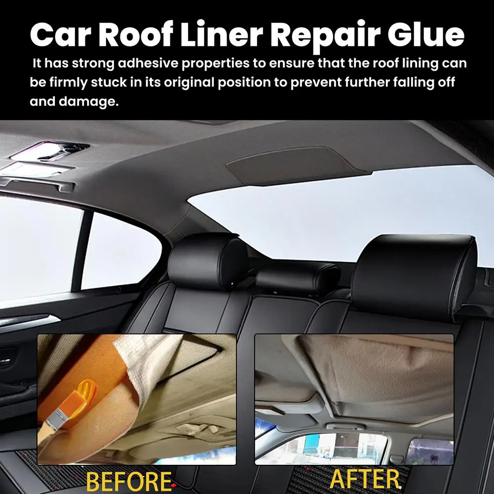 Auto ceiling interior strong repair non-trace adhesive brush kits special top lining repair quick drying temperature resistance 3