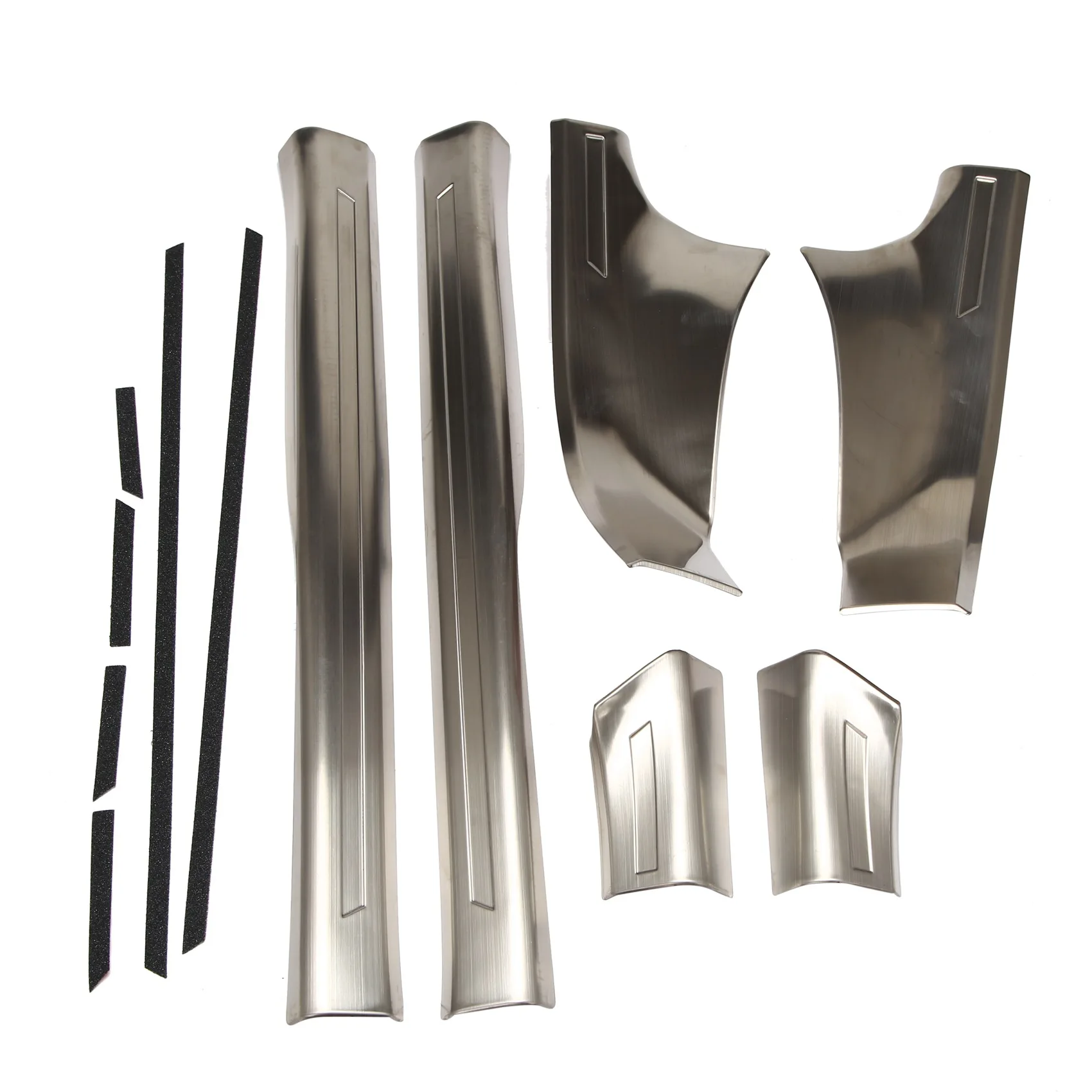 

Car Door Sill Protector Stainless Steel Door Sill Guard Welcome Pedal for Tesla Model 3 2019-2021, Silver