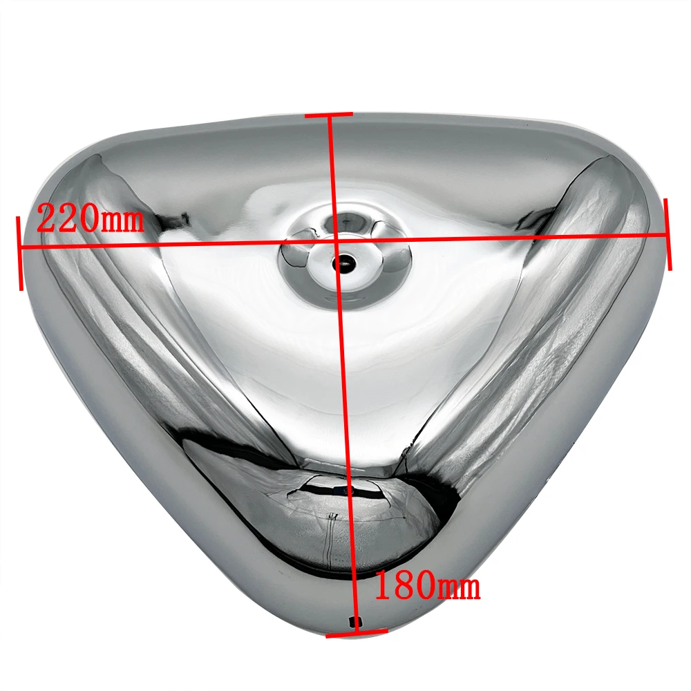 For Honda Shadow VT600 Steed 400 VLX 600 1988-1998 Chrome ABS Motorcycle Air Filter Cleaner Cover Motorbike Protective Shell