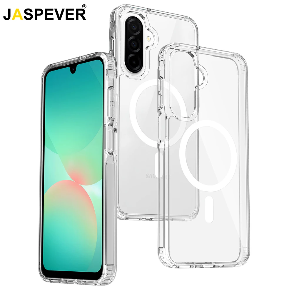 Magnetic Clear Shockproof Hybrid Phone Case with Soft Shell