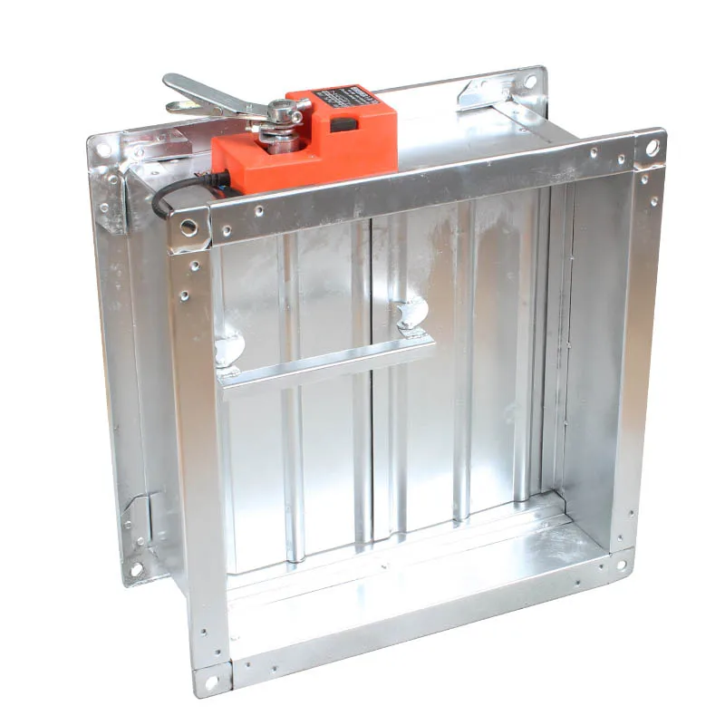 220v Galvanized manual electric Damper air Duct Vent air Damper Valve