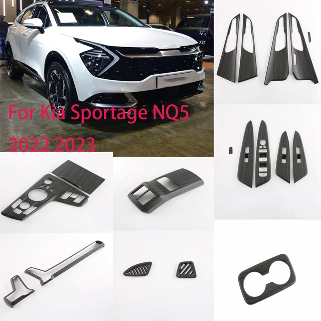 Per Kia Sportage NQ5 2022 2023 accessori interni copertura del pannello del  cambio Trim copertura del pulsante della finestra del volante Car Styling -  AliExpress