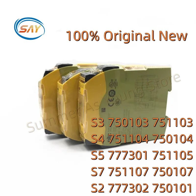 새로운 오리지널 안전 릴레이 PNOZ S3 750103 751103 S4 751104 750104 S5 777301 751105 S7 751107 750107 S2 777302 750101, 1 개입