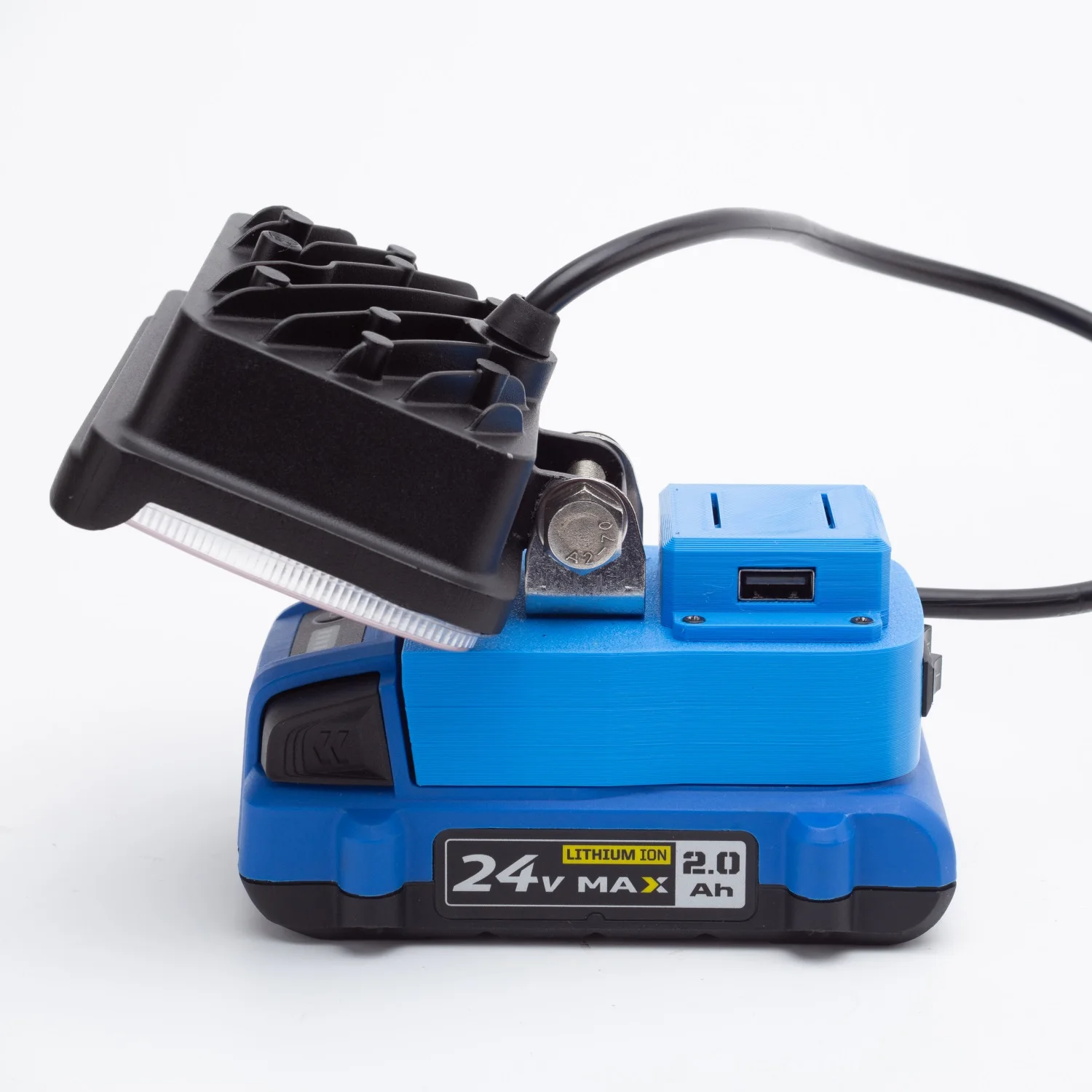 LED Work Light Kobalt 24V Lithium Battery USB Flashlight Portable Emergency Flood Lamp Camping lamp NO Battery