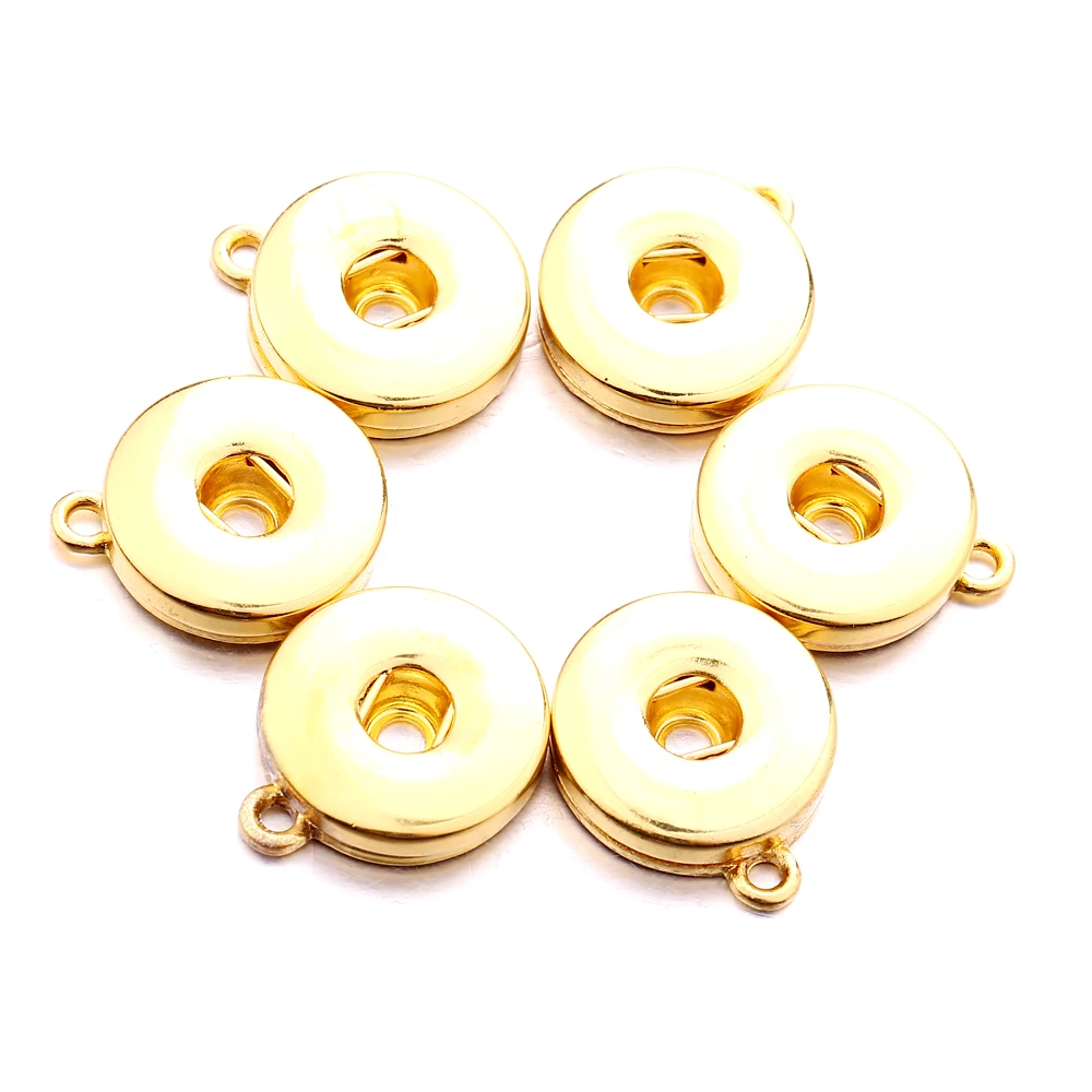 30pcs/lot 18mm Snap Jewelry Finding For Make Snap Button Bracelet Necklace DIY Buttons Accessory