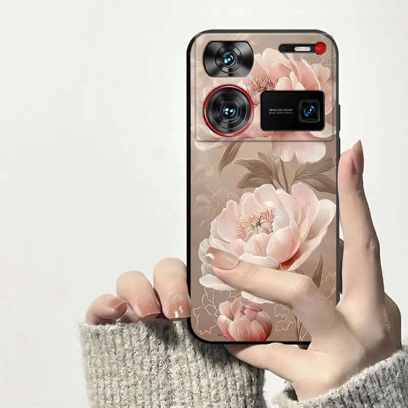 Shockproof Soft Silicone TPU Phone Case with Cat and Dog Design - Back Cover s