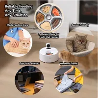 2026 Smart Wet Food Feeder Automatic Timed Cat Feeder with Semiconductor Cooling Heating Refrigerated Pet Food Dispenser 5
