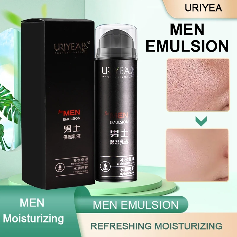 2Pcs YIGANERJING Men Moisture Skin Oil Control Lotion Balancing Milk Deep Hydration And Moisturizing For Men 160ml