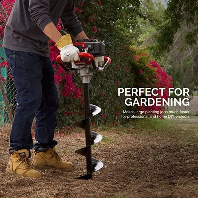 

Spiral Hole Drill Planting Grass Plug Auger 9 Or 18 Inches Multifunctional Planter Drill Grass Garden Seeder Tools For Gardening