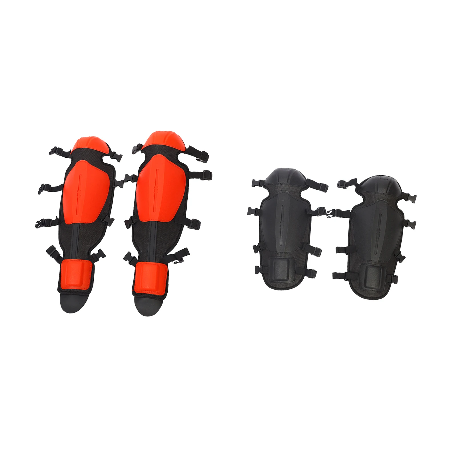 Gardening Knee Pads Trimmer Gaiters Thickened Mowing Shin Guards Leg Protectors for Floor Cleaning Weeds Eating Trimming 2 Pcs knee pad shin protector protective gear set