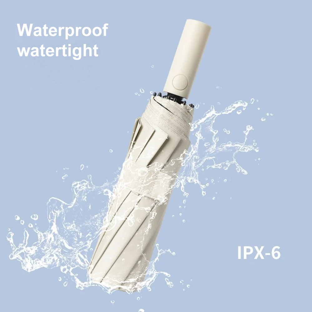 Wind Resistant Umbrella Windproof Umbrella Sun Umbrella 24-Bone Reinforced Men's Business Women's Sunny Anti-UV Sunscreen Umbrella