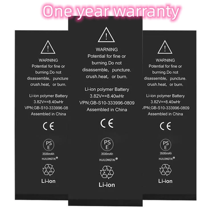 Nuova Batteria A 0 Cicli Per Iphone 7 8 Se 2 4 4S 5 5S 5C 6 6S Plus X Xr Xs 11 Pro Max Ad Alta Capacità Bateria Sticker Strumenti Gratuiti