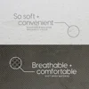 Portable Foldable Mattress Queen with Memory Foam & Washable Cover, Tri-Folding Floor Bed, Camping, Fold Up Guest Bed 4